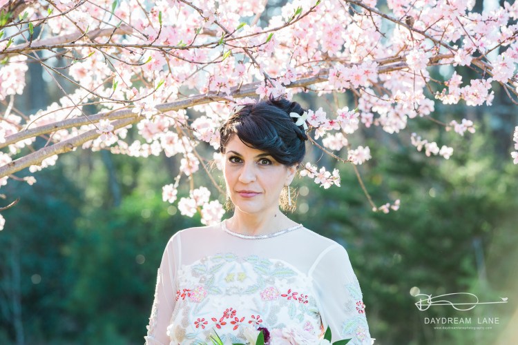 spring wedding bride