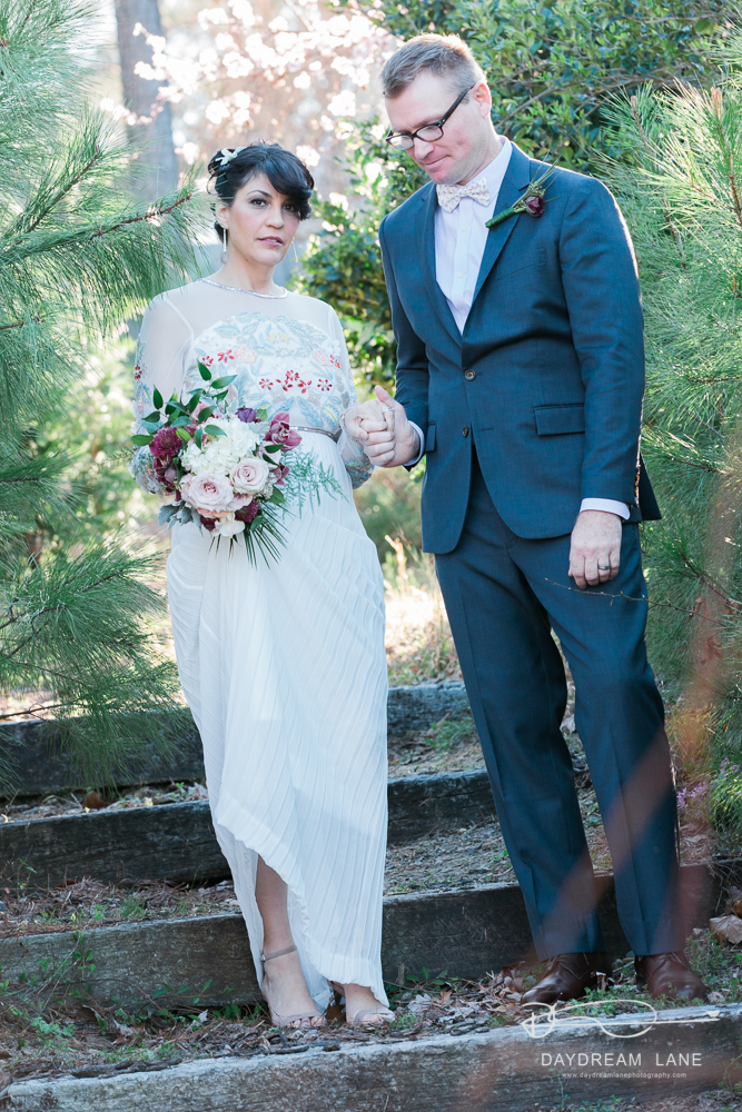 spring wedding after ceremony